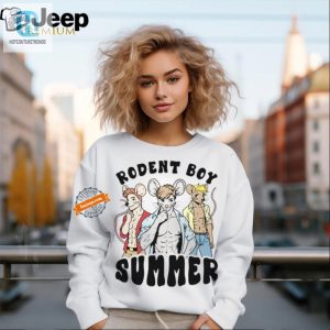 Get Noticed Phil Lesters Hilarious Rodent Boy Summer Tee hotcouturetrends 1 1