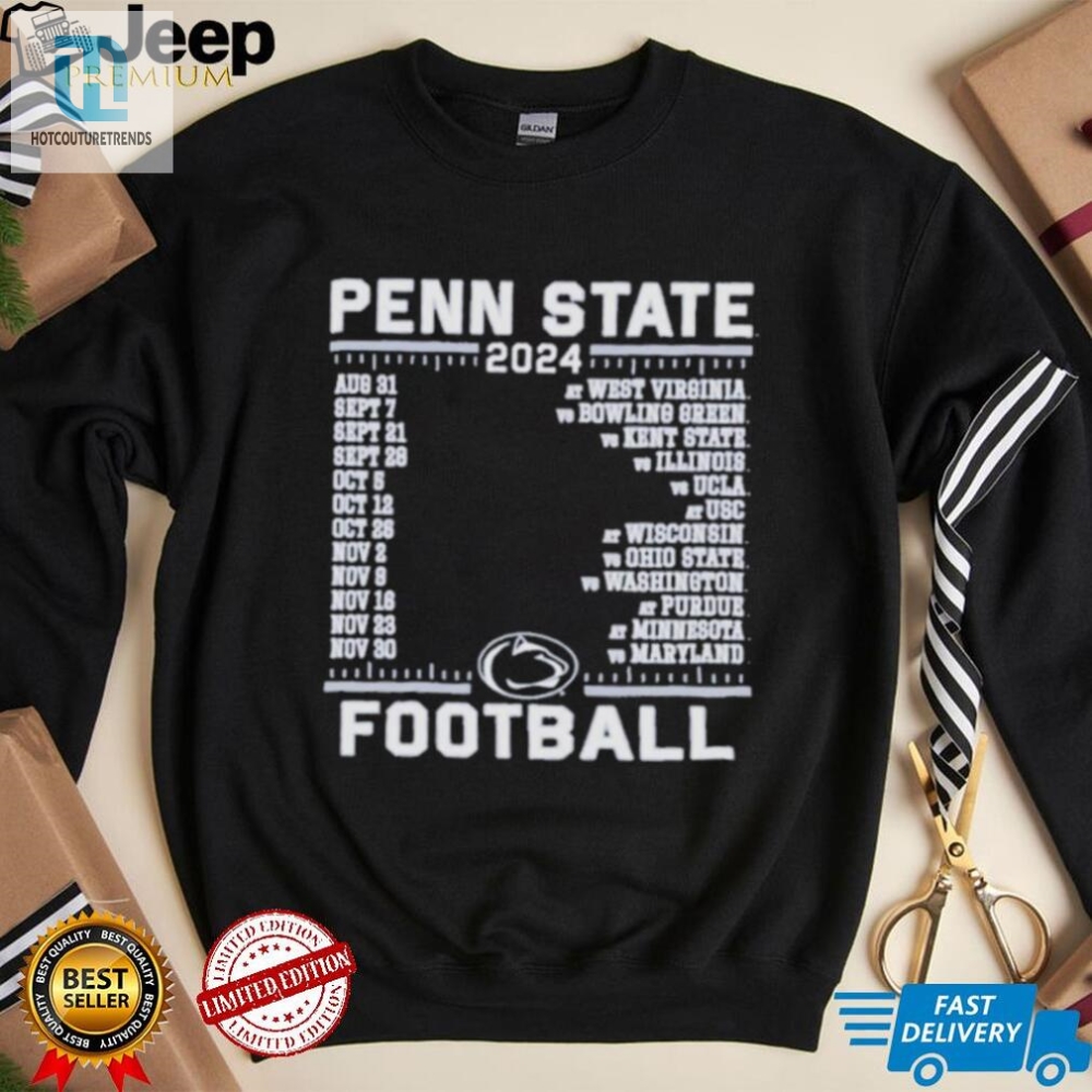 Proudly Procrastinate In Style 2024 Nittany Lions Tee