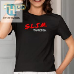 Kids Love Violence Funny Slim Fit Shirt Stand Out In Style hotcouturetrends 1 1