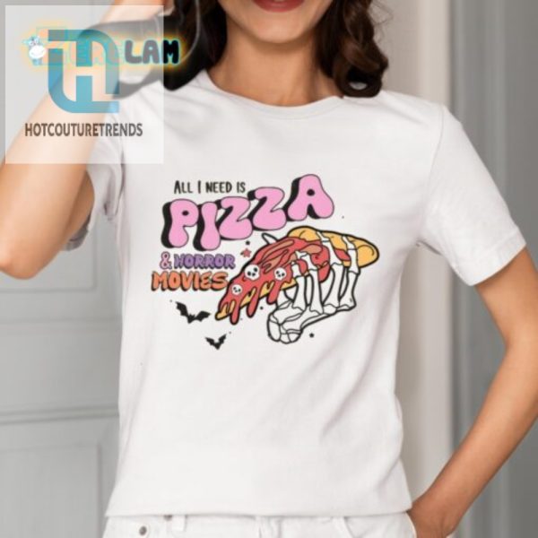 Funny Pizza Horror Movies Halloween 2024 Shirt Unique hotcouturetrends 1 1