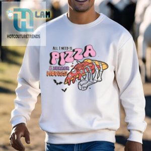 Funny Pizza Horror Movies Halloween 2024 Shirt Unique hotcouturetrends 1 2