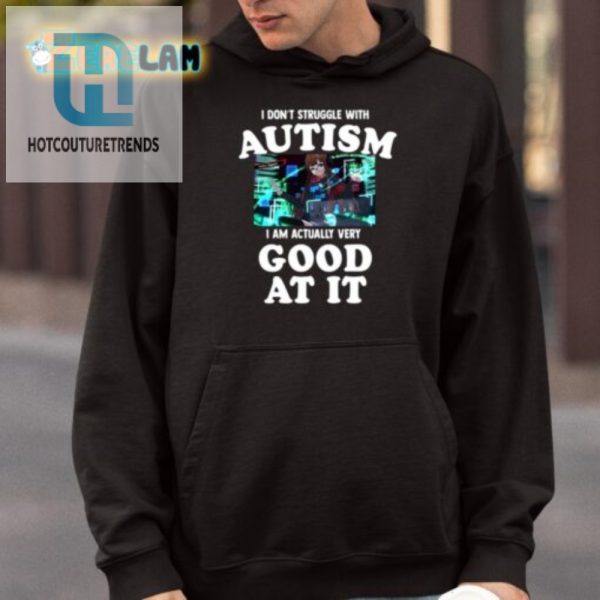 Funny Autism Tshirt Mastering Autism With Humor Style hotcouturetrends 1 3