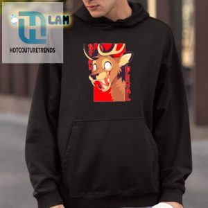 Get Wild Funny Stay Feral Toothy Deer Shirt Unique Design hotcouturetrends 1 3