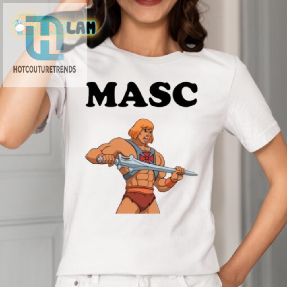 Get Buff  Laugh Masc Heman Cartoon Shirt