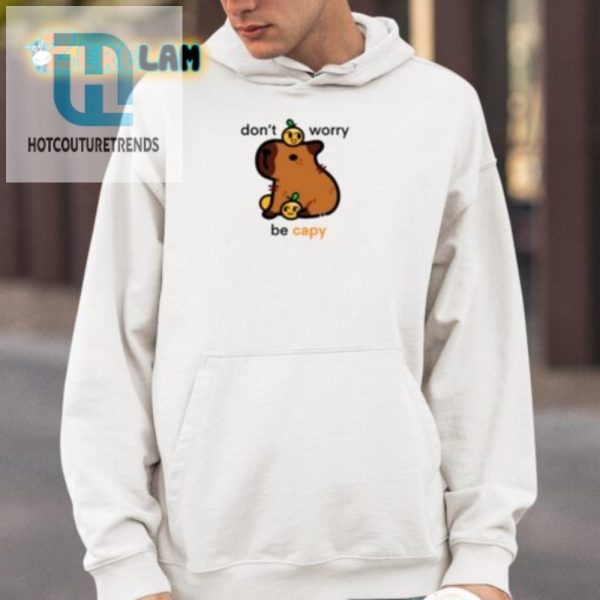 Get Happy With Our Hilarious Dont Worry Be Capy Shirt hotcouturetrends 1 3