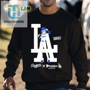 Score Big Laughs La Dodgers X Hololive Suisei Shirt hotcouturetrends 1 2