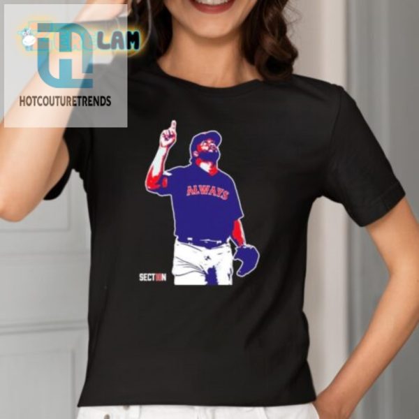 Kenley Jansen Shirt Always Up Never Down Humorous Tee hotcouturetrends 1 1