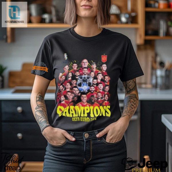 Score Big Laughs In Our Champs Uefa Euro 2024 Spain Tshirt hotcouturetrends 1