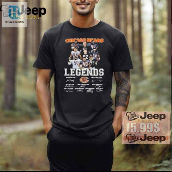 Score Big Laughs With Nfl Bears Legends Signature Tee hotcouturetrends 1