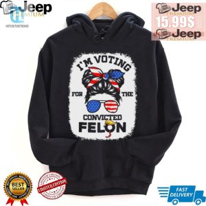 Funny Trump Girl Voter Tee Vote Convicted Felon 2024 hotcouturetrends 1 1