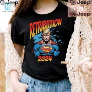 Funny Trump Superhero 2024 Tshirt Rally In Style hotcouturetrends 1 2