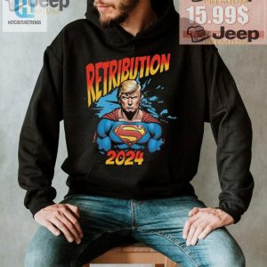 Funny Trump Superhero 2024 Tshirt Rally In Style hotcouturetrends 1 3