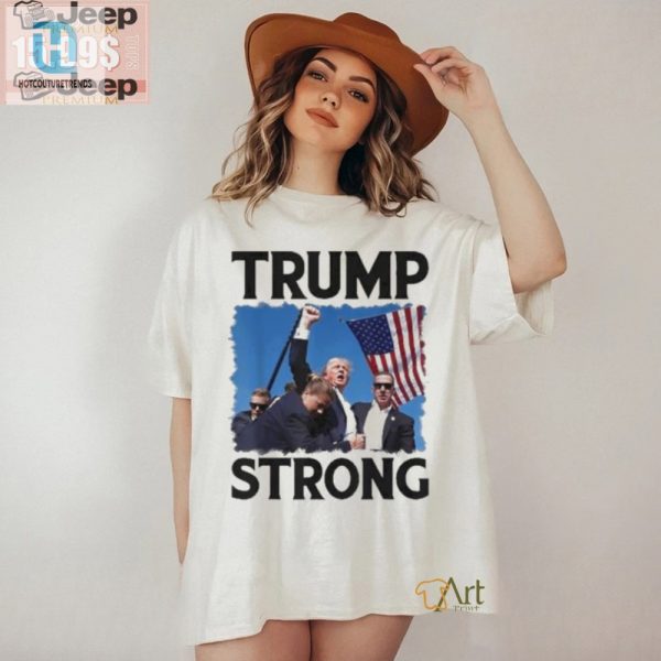 Vote Trump 2024 Fist Strong Rally On Funny Campaign Shirt hotcouturetrends 1