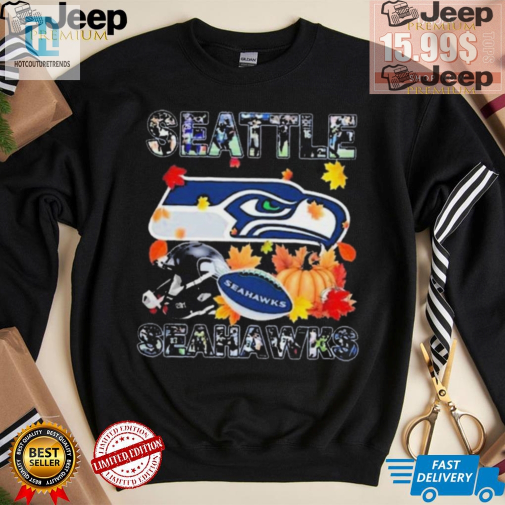 Get Cozy Seattle Seahawks Tis The Season Tee