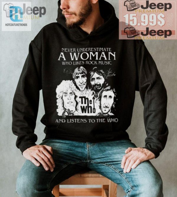 Funny Never Underestimate A Woman Rock Music Shirt hotcouturetrends 1