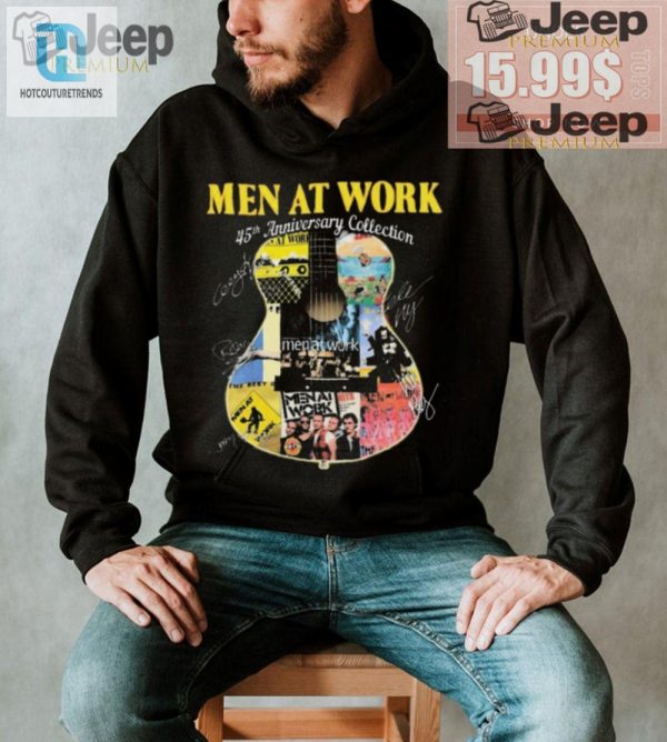 Rock Out In Style Men At Work 45Th Anniversary Tee hotcouturetrends 1