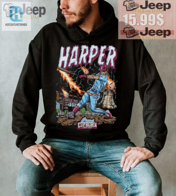 Get Hyped Bryce Harper Phillies Playoff Tee 2024 hotcouturetrends 1