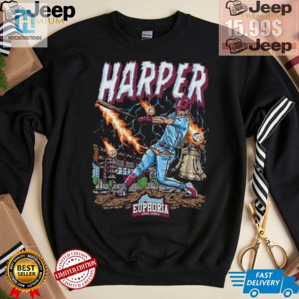 Get Hyped Bryce Harper Phillies Playoff Tee 2024 hotcouturetrends 1 1