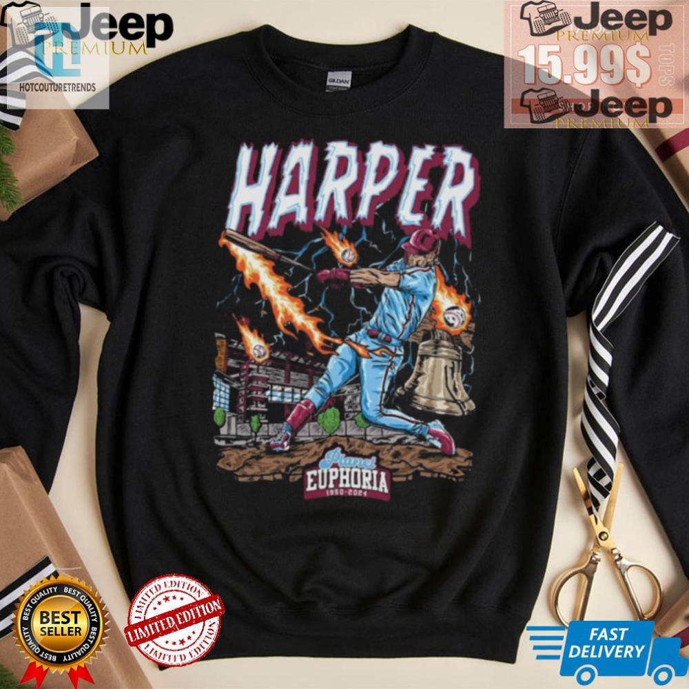 Get Hyped Bryce Harper Phillies Playoff Tee 2024