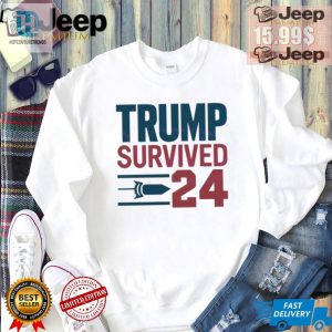 Unique Funny Trump 2024 Shirt Survived Election Campaign hotcouturetrends 1 2