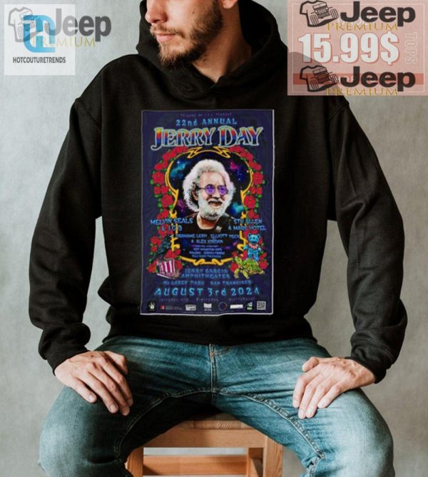 Get Rockin With Jerry Day 2024 Poster Tee Hilarious Fun hotcouturetrends 1 1