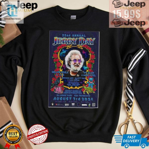 Get Rockin With Jerry Day 2024 Poster Tee Hilarious Fun hotcouturetrends 1 3