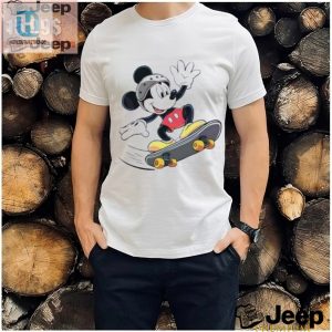 Funny Disney Mickey Skateboarding Shirt Unique Cartoon Tee hotcouturetrends 1 1