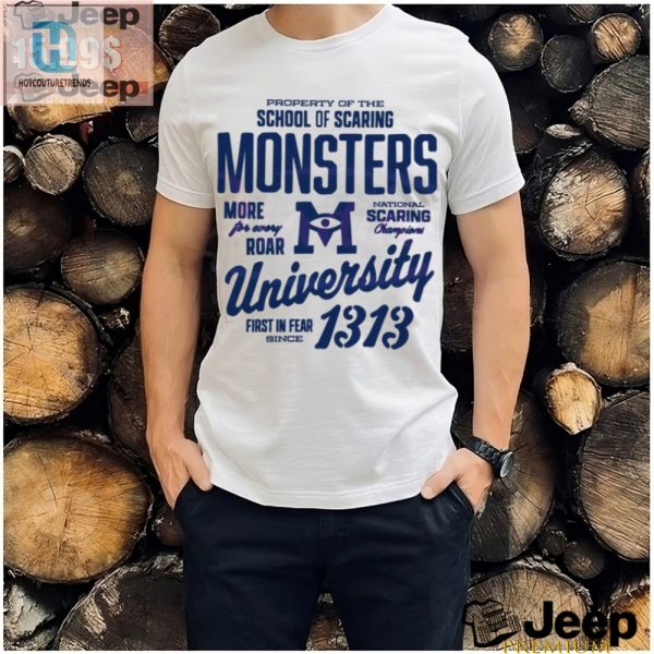 Get Your Laughs With Monsters U 1313 Scaring School Tee hotcouturetrends 1 1