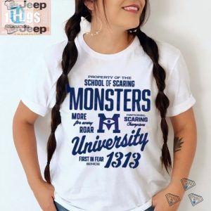 Get Your Laughs With Monsters U 1313 Scaring School Tee hotcouturetrends 1 2