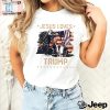 Jesus Loves Trump 2024 Funny Usa Flag Rally Shirt hotcouturetrends 1