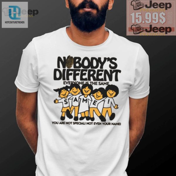 Unique Funny Renaissance Man Tshirt Nobodys Different hotcouturetrends 1 3