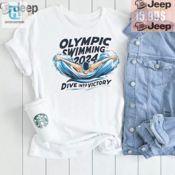 Make Waves In Style Hilarious 2024 Olympic Swim Shirt hotcouturetrends 1 2