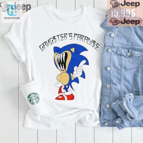 Funny Sonic Gangsters Paradise Shirt Unique And Trendy hotcouturetrends 1 2