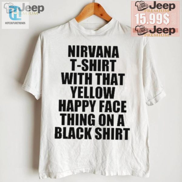 Rock Out In Style Quirky Nirvana Smile Teen Tshirt hotcouturetrends 1