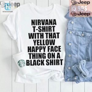 Rock Out In Style Quirky Nirvana Smile Teen Tshirt hotcouturetrends 1 2