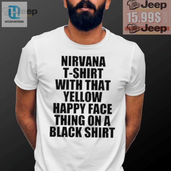 Rock Out In Style Quirky Nirvana Smile Teen Tshirt hotcouturetrends 1 3