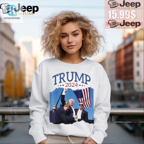 Official Trump 2024 Fist Pump Tee Pray Laugh Never Give Up hotcouturetrends 1 1