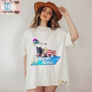 Epic Trump Victory Royale Llama Pickaxe Tee Lol Unique hotcouturetrends 1 1