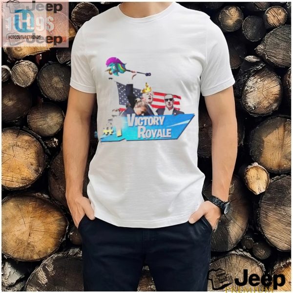 Epic Trump Victory Royale Llama Pickaxe Tee Lol Unique hotcouturetrends 1 2