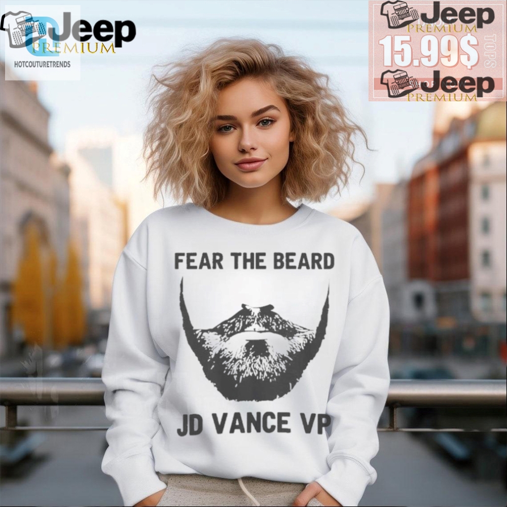 Trump Vance 2024 Shirt  Fear The Beard Vote With Humor