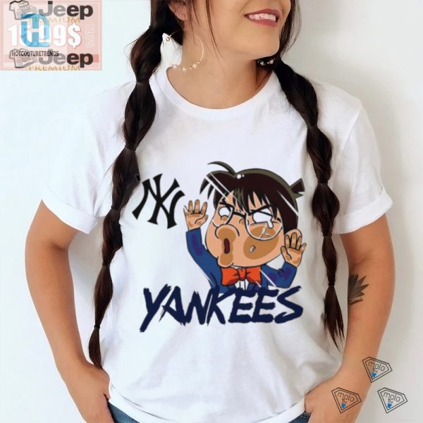 Funny Mlb Yankees Edogawa Conan Chibi Shirt Unique Fan Gift hotcouturetrends 1 2