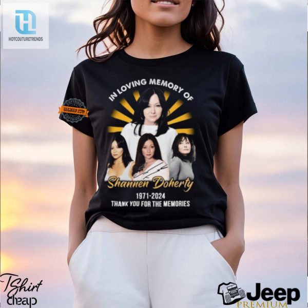 Funny Tribute Tee Remember Shannen Doherty With A Smile hotcouturetrends 1 2