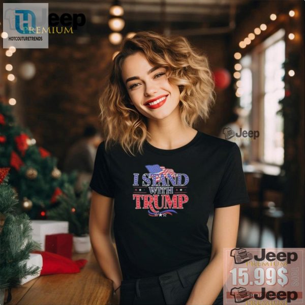 Stand With Trump Usa Flag Tee Flagtastic Patriotism hotcouturetrends 1 1