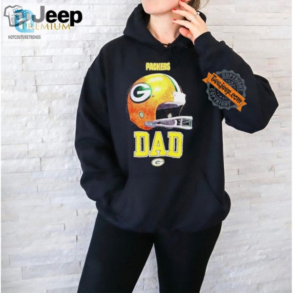 Funny Packers Helmet Dad Shirt Unique Green Bay Logo Tee hotcouturetrends 1