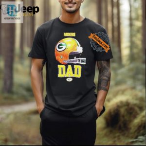 Funny Packers Helmet Dad Shirt Unique Green Bay Logo Tee hotcouturetrends 1 2