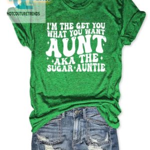 Funny Sugar Auntie Shirt Perfect For Cool Aunts hotcouturetrends 1 1