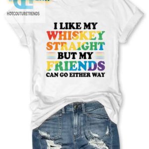 Witty Whiskey Shirt Friends Can Go Either Way hotcouturetrends 1 1