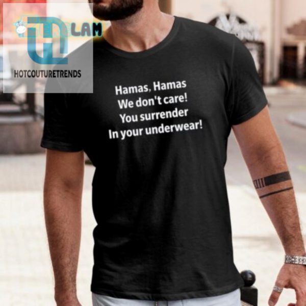 Funny Hamas Surrender Shirt Unique Hilarious Apparel hotcouturetrends 1 3