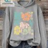 Rock A Garden Hilarious Distressed Floral Hoodie hotcouturetrends 1