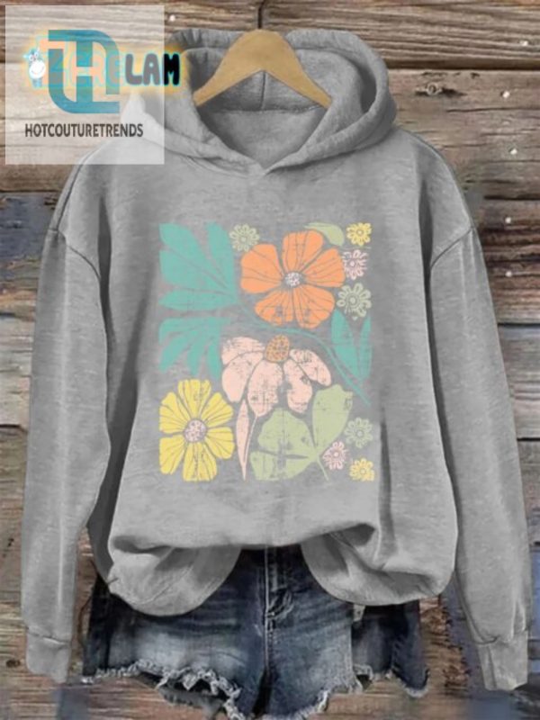 Rock A Garden Hilarious Distressed Floral Hoodie hotcouturetrends 1